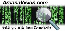 ArcanaVision Logo - Clear and easy to use websites.